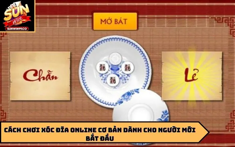Cách chơi xóc đĩa online cơ bản dành cho người mới bắt đầu